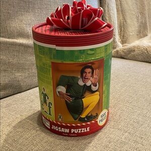 Elf Movie Jigsaw Puzzle with Red Bow